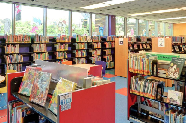 mokena library logo graphic.8