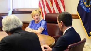 Democrat Mills to challenge Collins with for U.S. Senate Democrat Mills to challenge Collins with for U.S. Senate