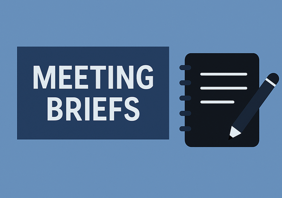 Meeting-Briefs Meeting-Briefs