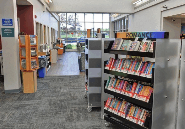 mokena library logo graphic.9